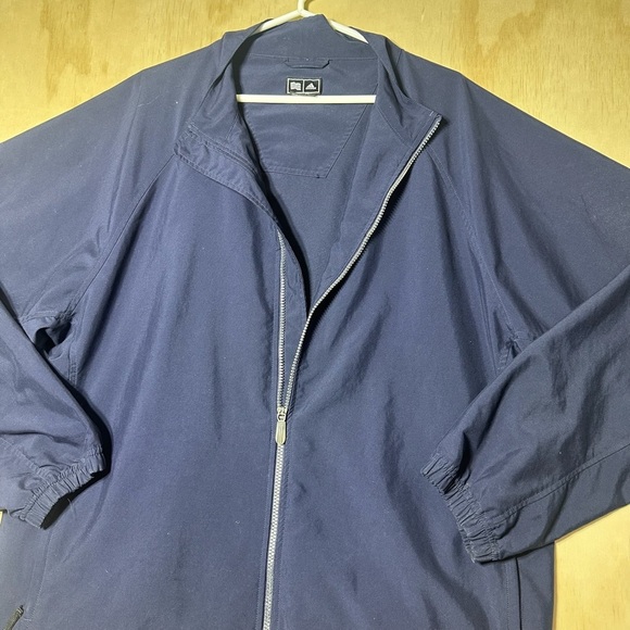 Adidas Men's Deep Blue Windbreaker Jacket - Picture 5 of 11